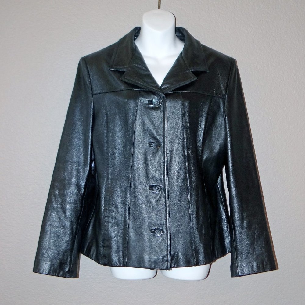 Wilsons Leather Black Jacket